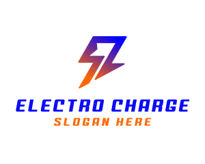 Flag Bolt Electric logo design