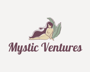 Mystic Organic Nude Woman  logo design