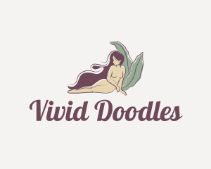 Mystic Organic Nude Woman  logo design