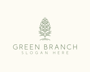 Nature Tree Branch logo design