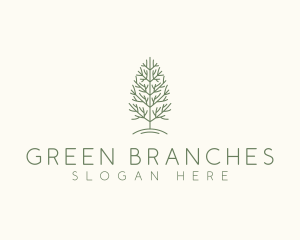 Nature Tree Branch logo design