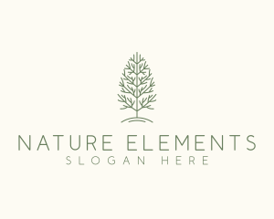 Nature Tree Branch logo design