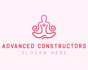 Yoga Meditation Wellness logo design