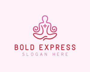 Yoga Meditation Wellness logo design