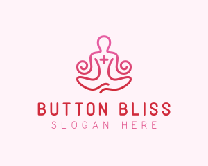 Yoga Meditation Wellness logo design