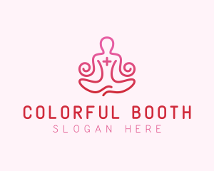 Yoga Meditation Wellness logo design