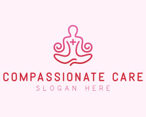 Yoga Meditation Wellness logo design