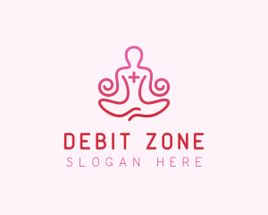 Yoga Meditation Wellness logo design