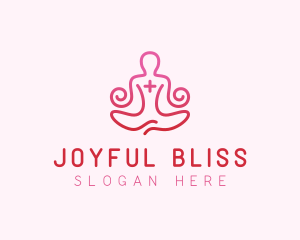 Yoga Meditation Wellness logo design