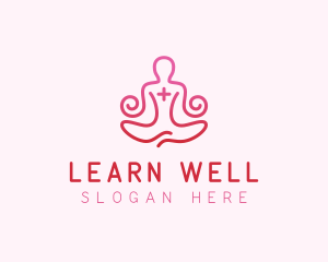 Yoga Meditation Wellness logo design