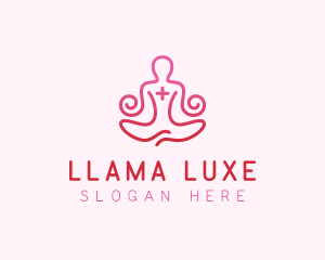 Yoga Meditation Wellness logo design