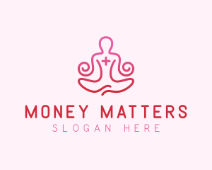 Yoga Meditation Wellness logo design