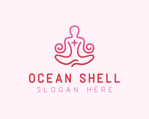 Yoga Meditation Wellness logo design