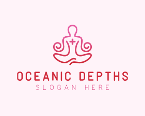 Yoga Meditation Wellness logo design