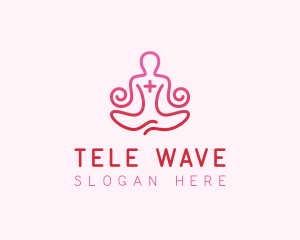 Yoga Meditation Wellness logo design