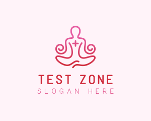 Yoga Meditation Wellness logo design