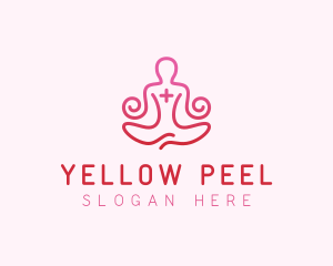 Yoga Meditation Wellness logo design