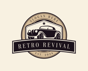 Retro Car Automotive logo design