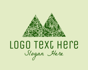 Green Forest Mountain logo