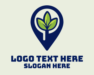 Plant Location Pin Logo