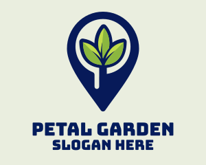 Plant Location Pin logo design