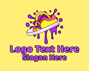 Artistic Shoe Design Logo