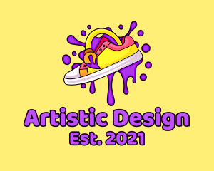 Artistic Shoe Design logo design