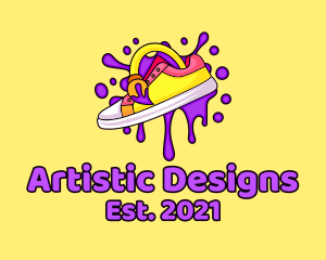 Artistic Shoe Design logo design