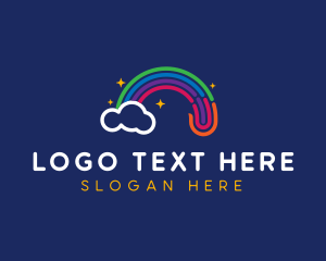 Magical Rainbow Cloud logo