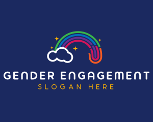 Magical Rainbow Cloud logo