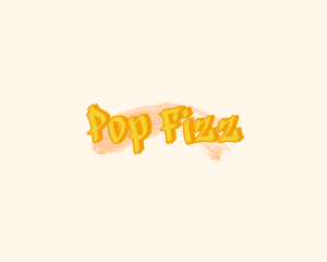 Pop Urban Streetwear Brush logo design