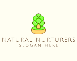 Mini Bonsai Tree logo design