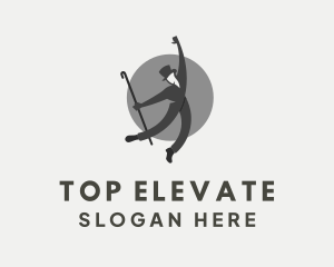 Gray Gentleman Dancer logo design