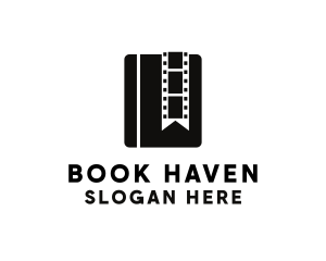 Book Film Movie logo design