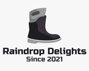 Modern Rain Boots logo design