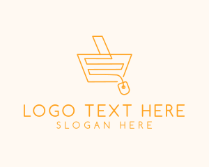 Computer Mouse Shopping Cart logo