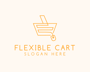 Computer Mouse Shopping Cart logo design