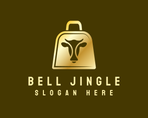 Golden Cow Bell logo design