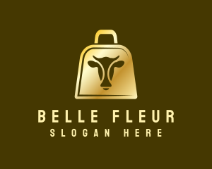 Golden Cow Bell logo design