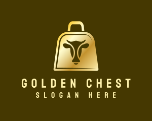 Golden Cow Bell logo design