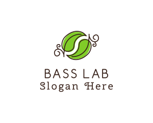 Green Herbal Leaves logo design