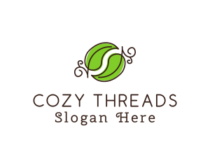 Green Herbal Leaves logo design