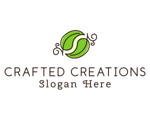 Green Herbal Leaves logo design