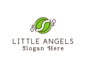 Green Herbal Leaves logo design