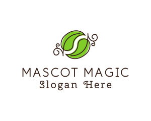 Green Herbal Leaves logo design