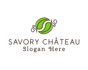 Green Herbal Leaves logo design