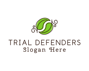 Green Herbal Leaves logo design