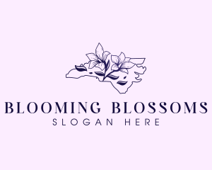 North Carolina Flower logo design