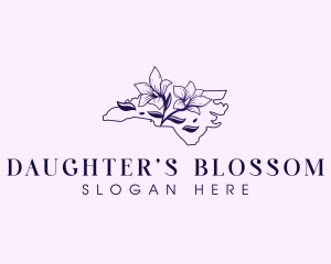 North Carolina Flower logo design