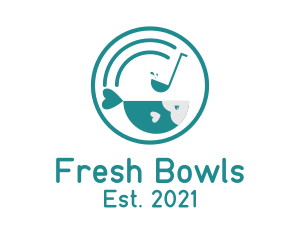 Fish Bowl Soup logo design